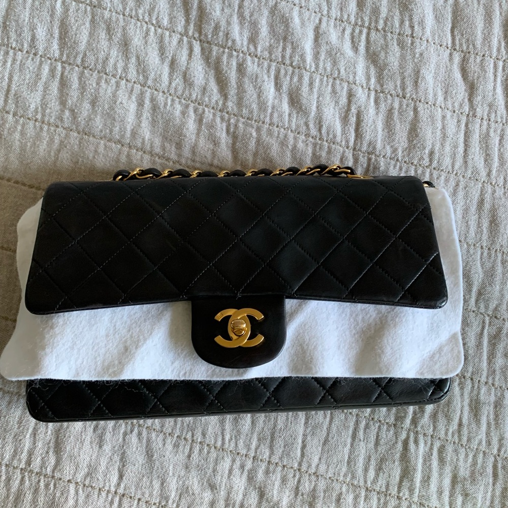 Chanel medium double flap bag